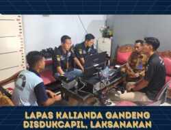 Lapas Kalianda Gandeng Disdukcapil, Laksanakan Perekaman Data Kependudukan WBP dalam Rangka HBP ke-62