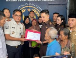 Sejalan Dengan Program 15 Akselerasi Menteri, Imipas Berikan Bantuan Sosial bagi Tahanan