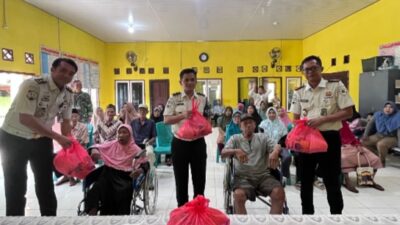 Pemasyarakatan Hadir untuk Masyarakat, Lapas Kalianda Salurkan Bantuan Sembako