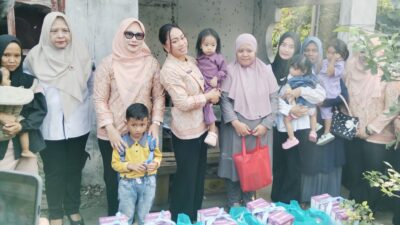 Zita Anjani Sambangi Anak Berisiko Stunting dan Berikan Bantuan